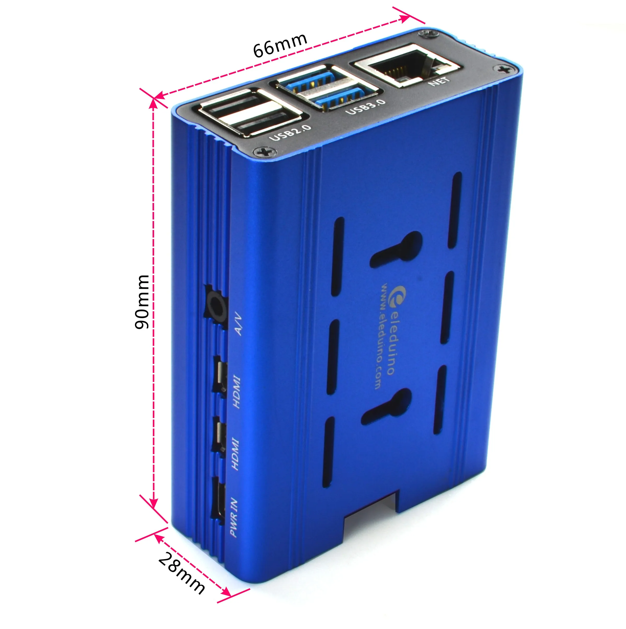Алюминиевый Чехол Raspberry Pi с вентилятором для Raspberry Pi 4 Модель B