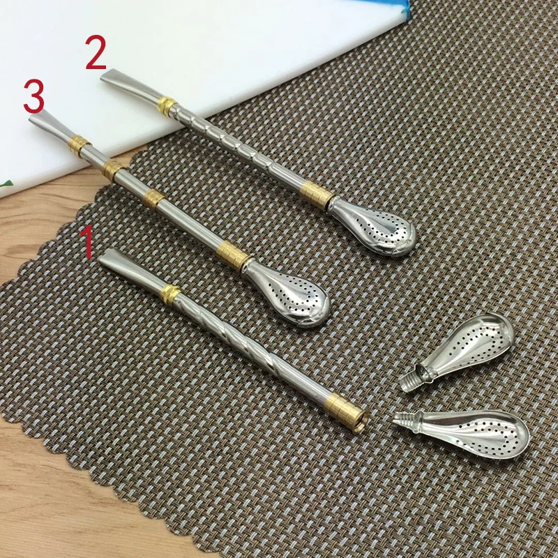 Tea Filter Yerba Mate Stainless Steel Straws Bombilla Gourd Reusable Tools Drinking Straw Spoon Washable Coffee Tool | Дом и сад