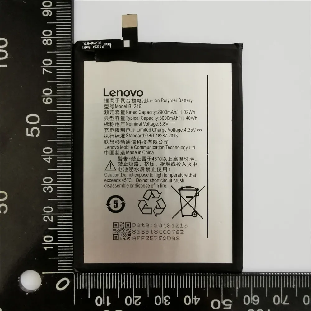 Аккумулятор для lenovo Z90 аккумулятор BL246 lenovo Vibe Shot аккумулятор Z90A40 Z90-7 3000 мАч перезаряжаемый аккумулятор для телефона