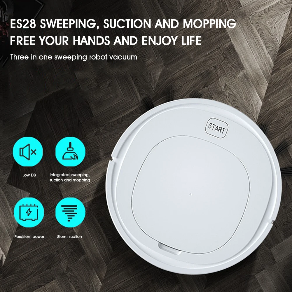 

Global USB Rechargeable Smart Sweeper Cleaner Wet Dry Smart Home Mopping Sweeping Dust Sterilize