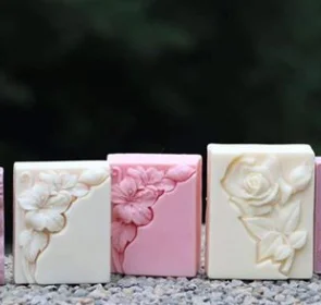 

Pretty Floral Soap Mold Rectangle Blossom Flower Soap Making Mould for Cold Process Soap Making Aroma Resin Plaster Crafts Molds