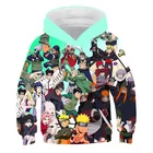 Толстовка с капюшоном с рисунком аниме для мальчиков и девочек, уличная одежда, свитшот с мультяшным принтом для отдыха, куртка для косплея в стиле Харадзюку, пальто, пуловер для малышей