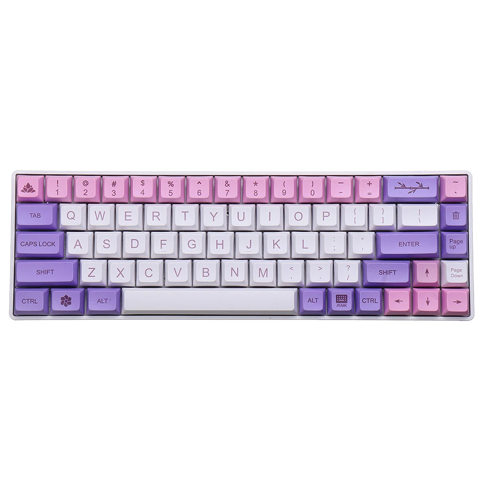 Клавиатура Sakura Keycap 135 клавиши XDA профиль сублимационные шрифты PBT 60% 65% 80% макет для