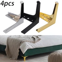 4pcssets metal support furniture cabinet supporting legs iron sofa feet for cupboard bed chair dresser furniture feet hardware