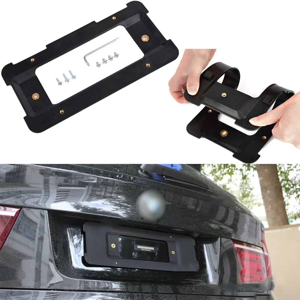 Автомобильный Стайлинг автомобильный номерной знак бирка крышка porta placas de задний