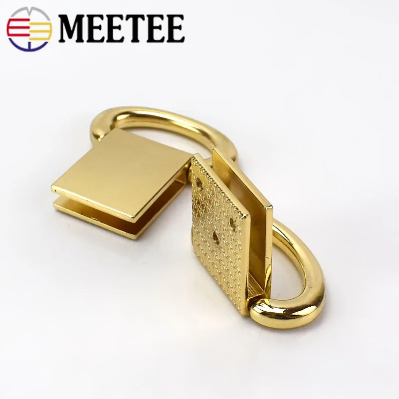 6 шт./20 шт. Meetee золотая металлическая застежка крючок для сумки ремень сумка ручки