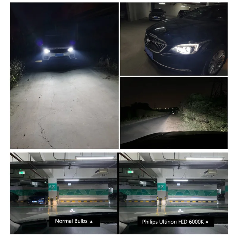 

Philips D2R 85126WXX2 Xenon 35W Ultinon HID 6000K Cool Blue White Light Auto Bulb Upgrade HID Headlight Lamps Quick Start, Pair