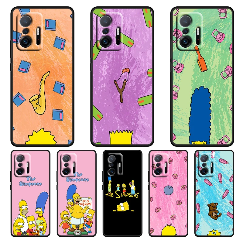 

The Simpsons Homer For Xiaomi MI 11T 10T Lite Youth Ultra CC9 9 8 Pro A3 5G Silicone Soft Black Phone Case