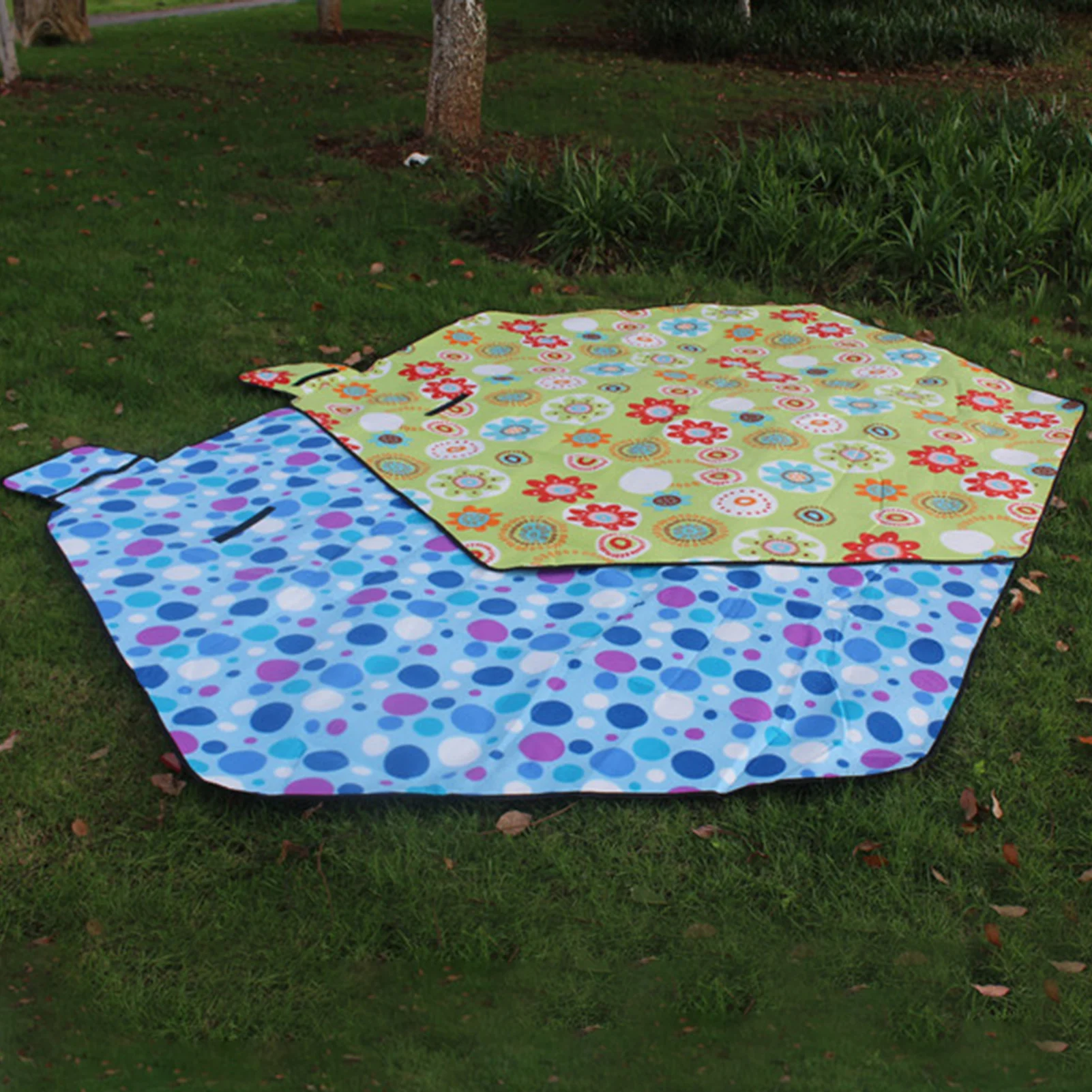 

Folding Waterproof Blanket Outdoor Camping Thickened Hexagonal Picnic Mat Exagonal Aluminum Membrane Moisture Resistant Mats