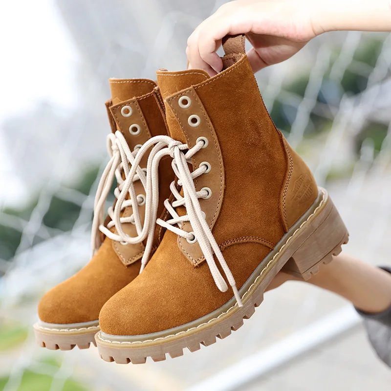 

Genuine Leather Women Hiking Boots Trekking Shoes Outdoor Climbing Desert Boots Women Waterproof Wearable Tactical Boot 2.5