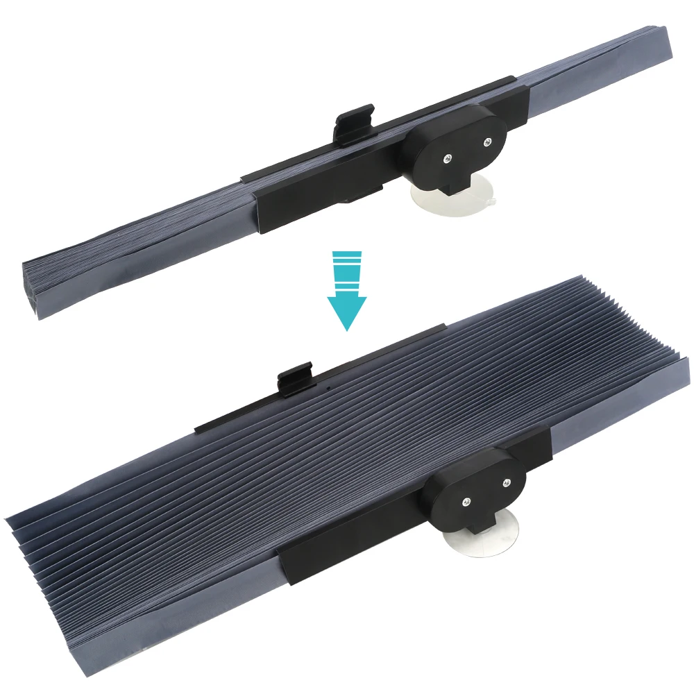 LEEPEE Регулируемый автомобильный козырек от солнца с сильными присосками на