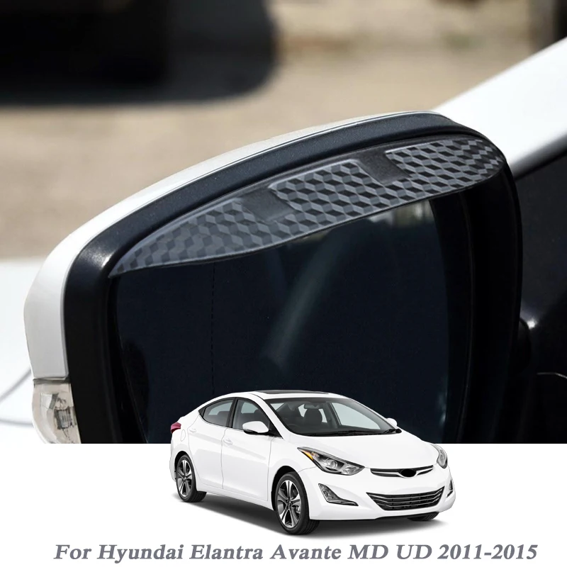 Espejo retrovisor para coche, Protector de cejas para lluvia, Protector automático de nieve, visera lateral, Protector de sombra para Hyundai Elantra Avante MD UD2011-2015