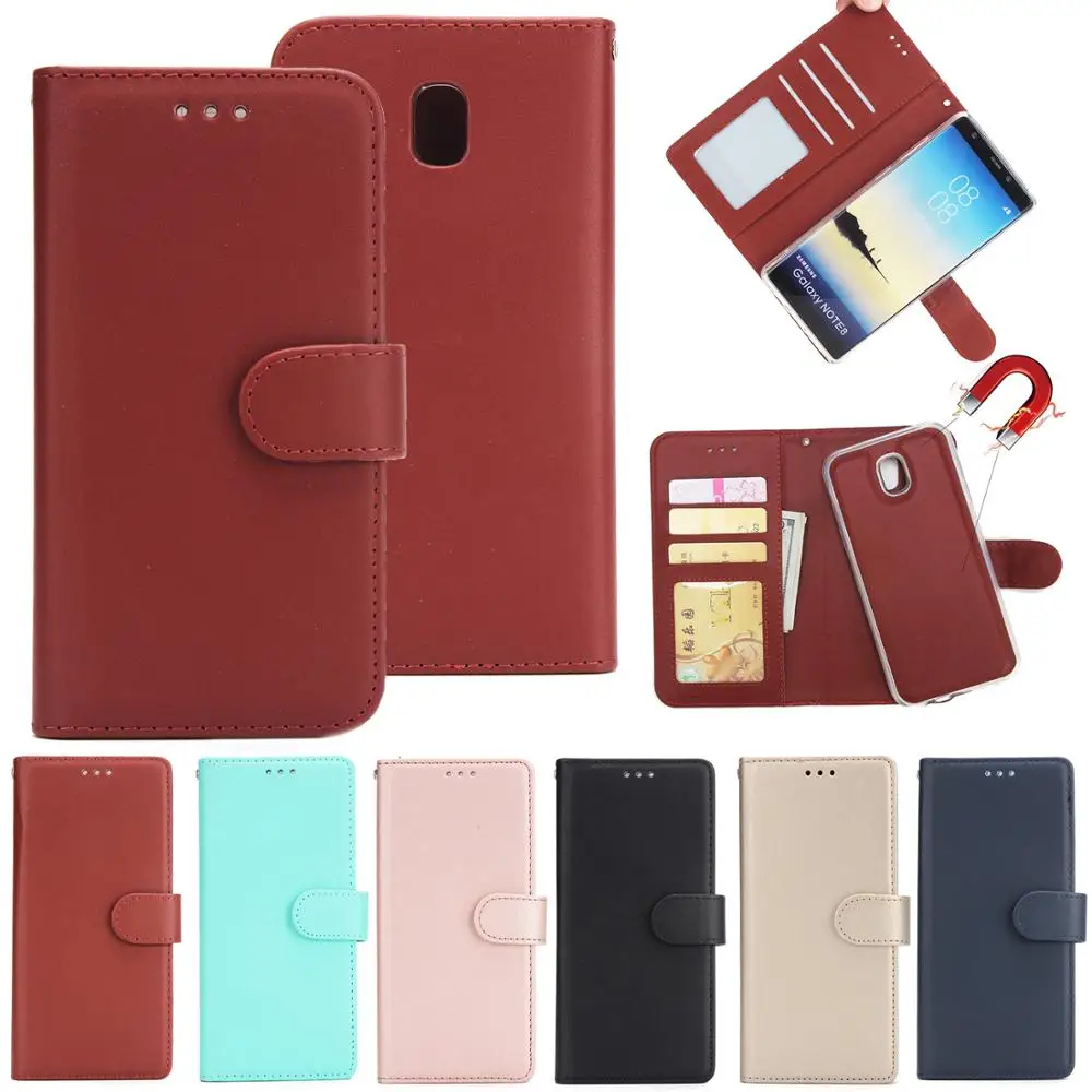 Чехол для серии samsung J3 J5 J2 730 520 310 роскошный Съемный кошелек Coque A8 5 6 7 9 с крышкой