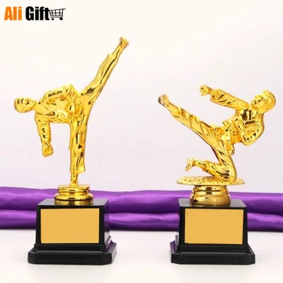 Трофеи трофеи золото 22 см высота горячая Распродажа спорт таэквондо|height| |