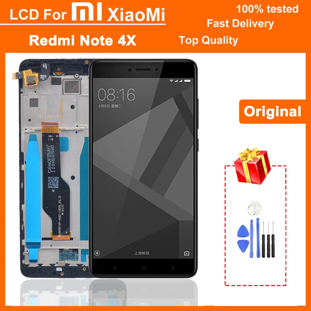 

Original 5.5" LCD For Xiaomi Redmi Note 4X LCD Display Screen For Redmi Note 4 LCD Global Version LCD Only For Snapdragon 625