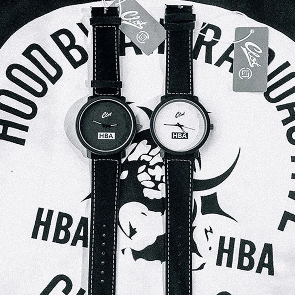 

Fashion Leather Band Watch Men Quartz Women Dress Watch Sport Clock Waterproof Brand student Simple Wristwatch Relogio Masculino