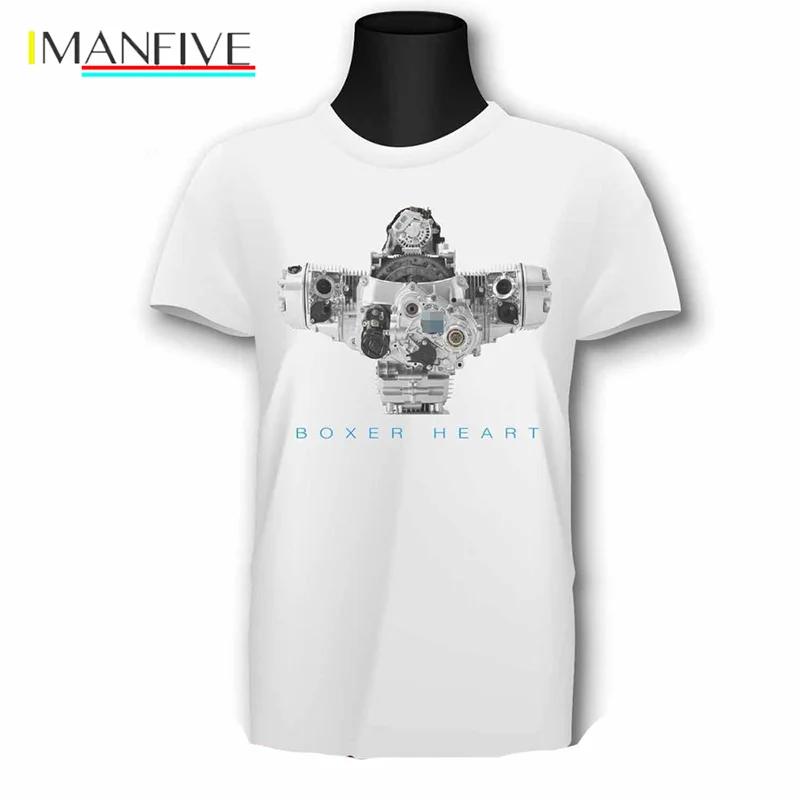 2019 Новая летняя крутая футболка немецкие мотоциклетные боксеры с сердечком R 1200 Gs