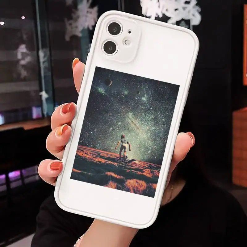 

Interesting life and universe Phone Case Matte Transparent for iPhone 7 8 11 12 s mini pro X XS XR MAX Plus cover funda