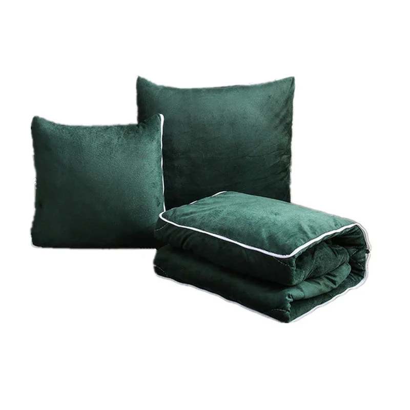 10 цветов s кристальная Бархатная подушка одеяло сплошной цвет портативные