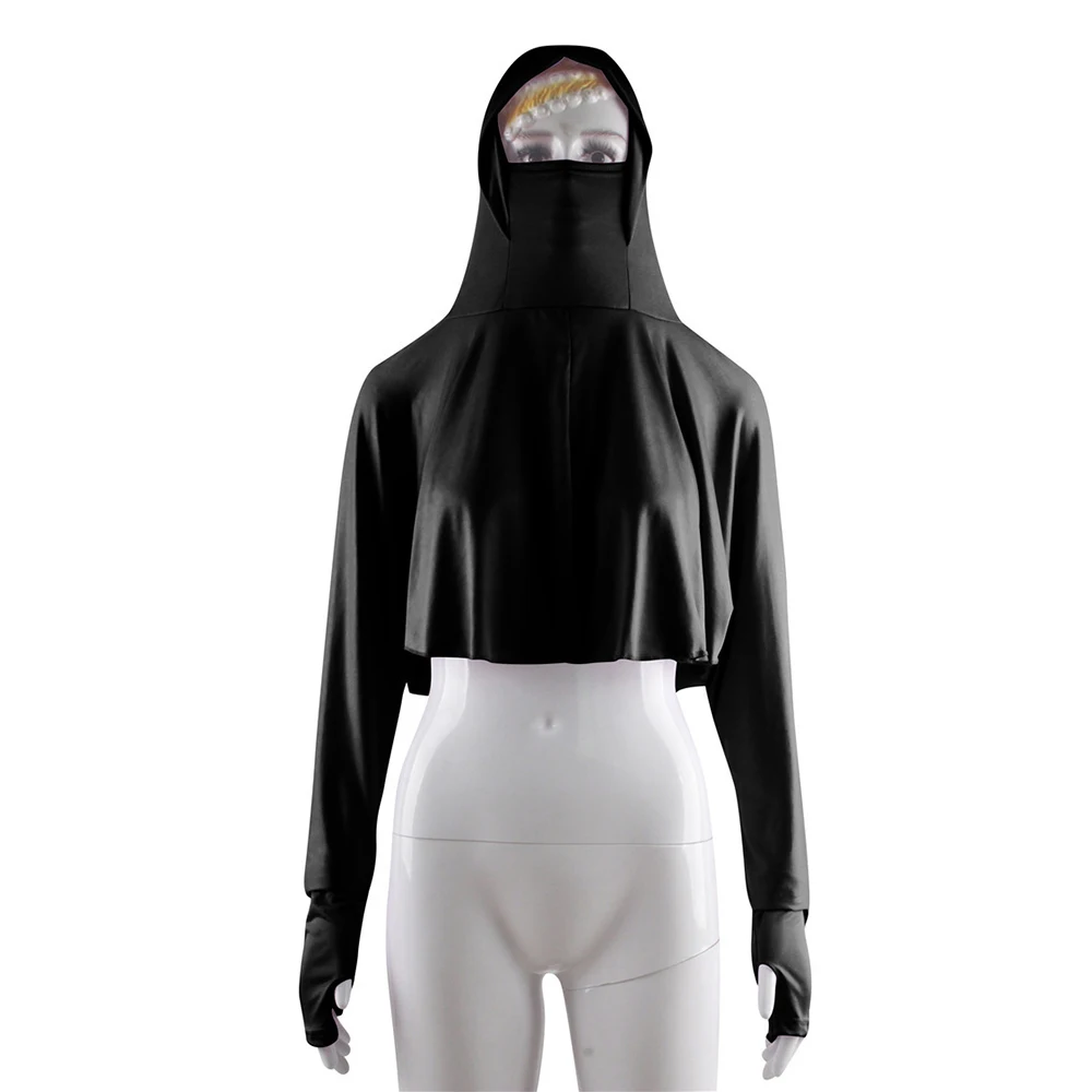 Рамадан цельный мусульманский женский топ с вуалью полный Чехол хиджаб