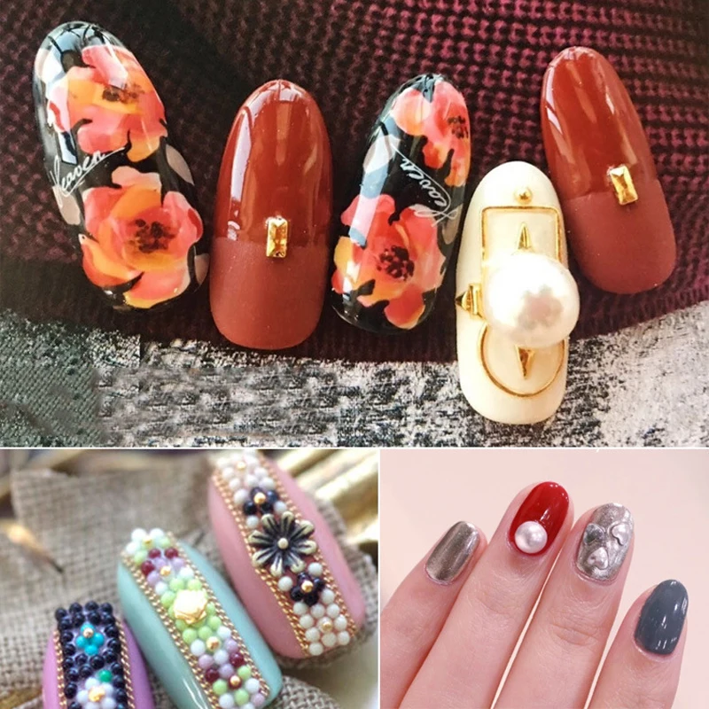 1 колесо для дизайна ногтей хрустальные блестящие стразы 3D украшение белый