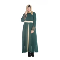 muslim sets for women large size muslim ladies long sleeve hot abaya dresses muslim islamic clothing musulman cadeau cm186