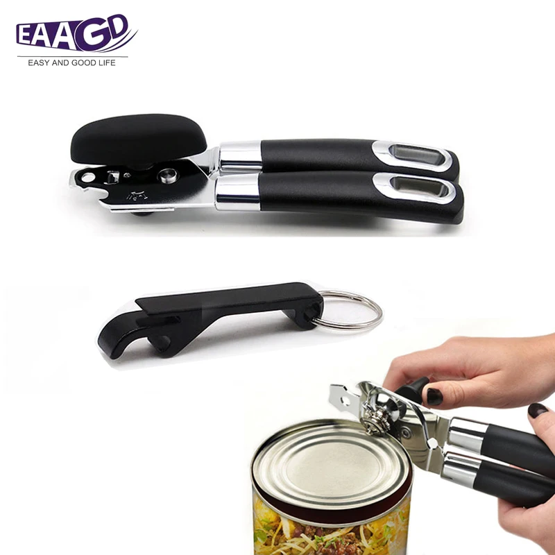 

Can Opener, Multi-Function Can Opener, Smooth Edge Manual Can Opener, Sharp and Hard Stainless Steel Cutting Edge