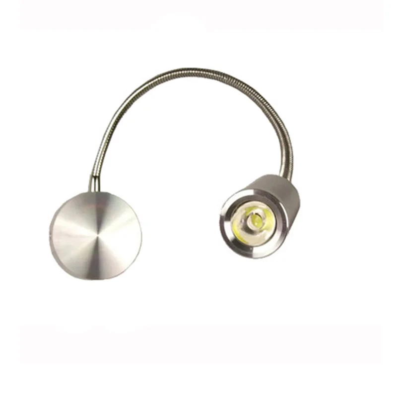 Светодиодная лампа для чтения с гибкой трубкой настенное бра кнопкой