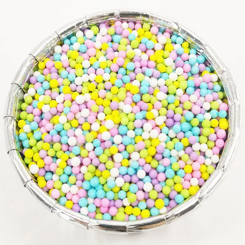 15 г съедобные разноцветные жемчужные сахарные бусины для украшения торта