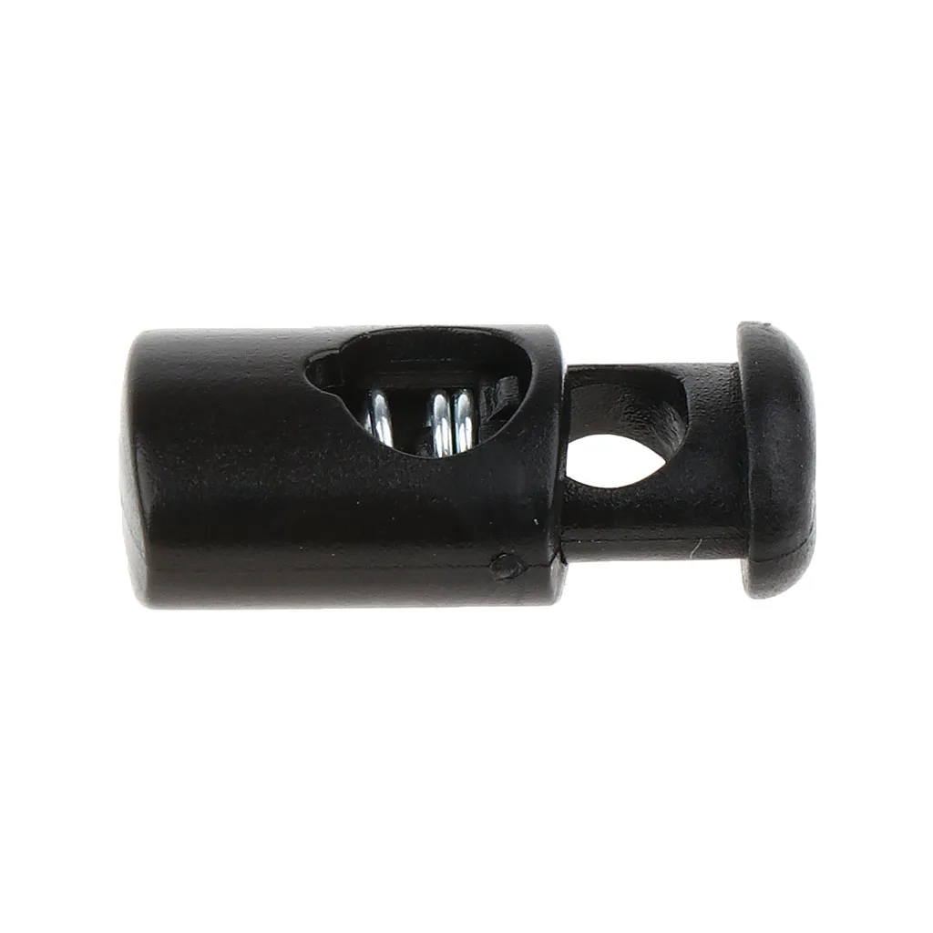 

4pcs Plastic Cord Locks End Spring Stop Toggle Stoppers Indoor/Outdoor Use