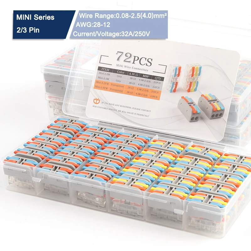 Миниатюрный 2/3 контактный проводник быстроразъемный соединитель для проводов