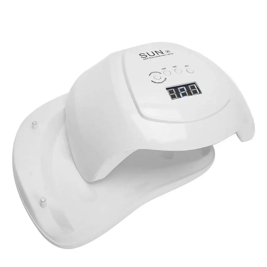 Лампы для ногтей 54 Вт Светодиодный УФ гель сушилка лампа умная машина
