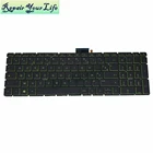 AZERTY светильник-клавиатура для HP ENVY X360 15M 15-BP00 15-BP015 15-BS 15-BW 250 G6 FR French NSK.XDHBQ черный kb зеленый задний светильник