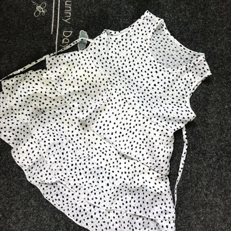 New Arrival Girls Fashion Dress Baby Clothes Leopard Polka Dot Cake Chiffon 0-7 Years Old Little Princess Costume | Детская одежда и