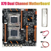 x79 motherboard dual cpu slot lga2011 main board usb3 0 pci e 3 0 16x pci e nvme m 2 ssd support for xeon processor