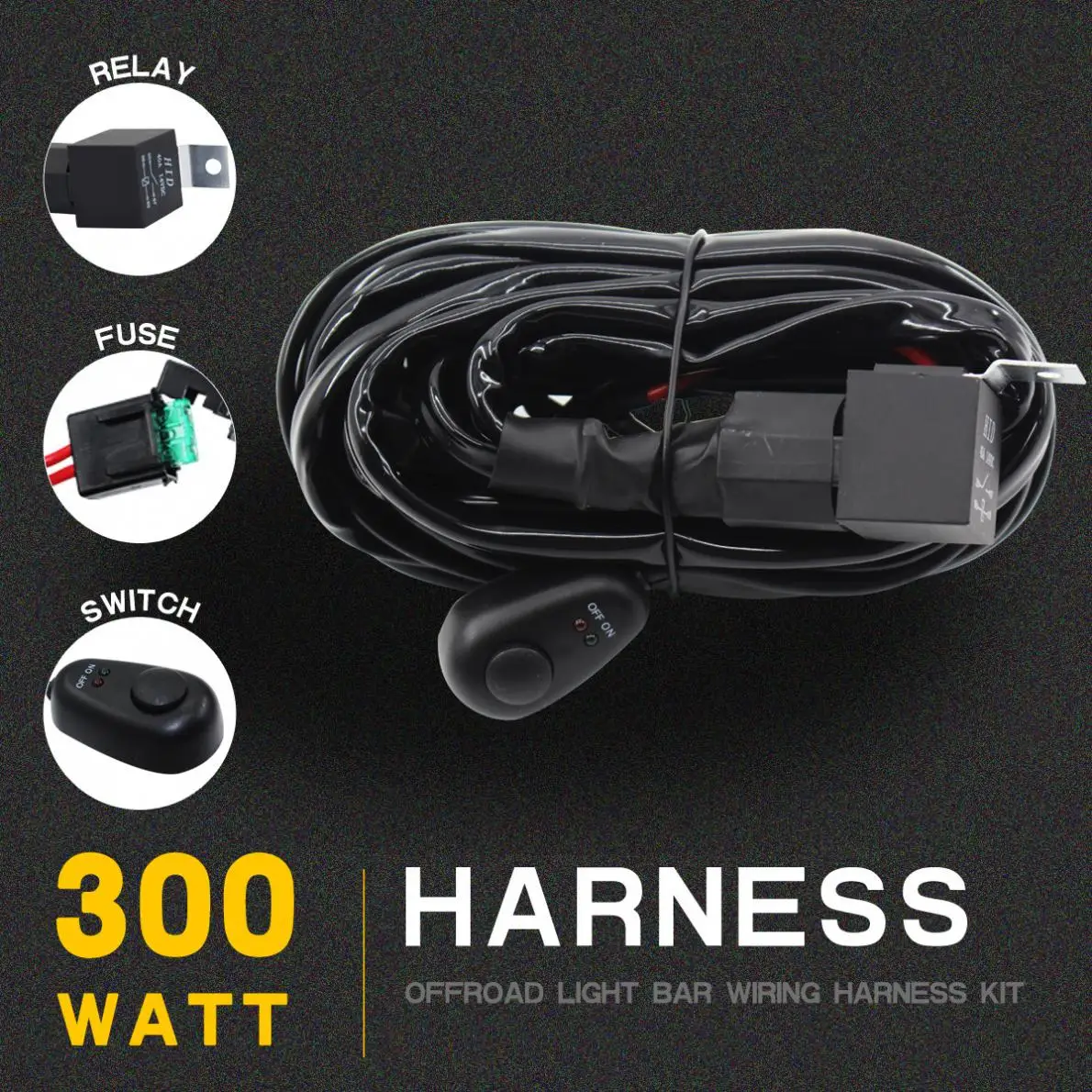 300W 12V 40A переключатель автомеханический монтажный комплект для бездорожья лодка