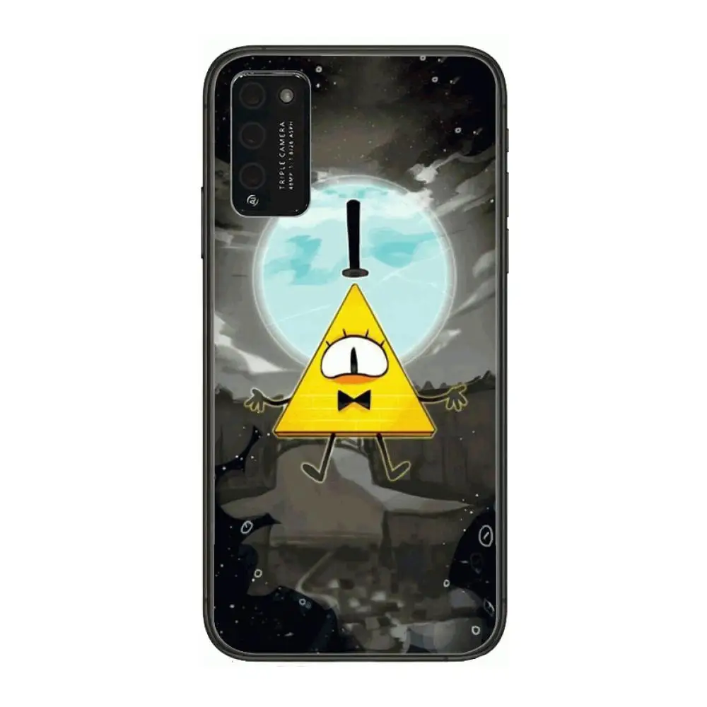 

Bumper Game Gravity Fall Clear Phone Case For Huawei Honor 10 20 30 9 X Pro Lite V 5G RU Black Etui Coque Hoesjes Comic Fashion