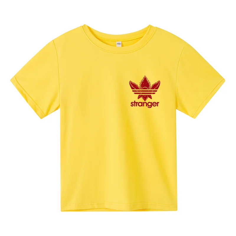 

Boys and girls spring and summer 2021 new printed children's T-shirt bottoming shirt children's autumn 2021 casual printed top