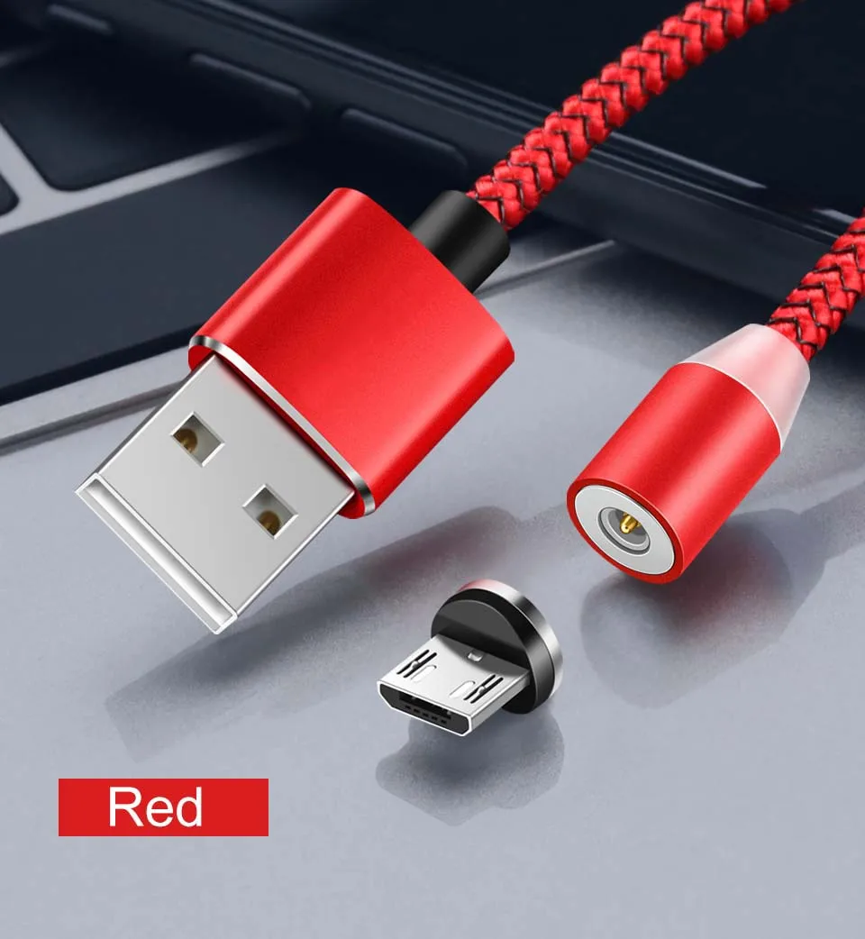 Магнитный кабель зарядный usb-кабель магнитный кабель Elough для зарядного устройства iPhone кабель Micro USB type C