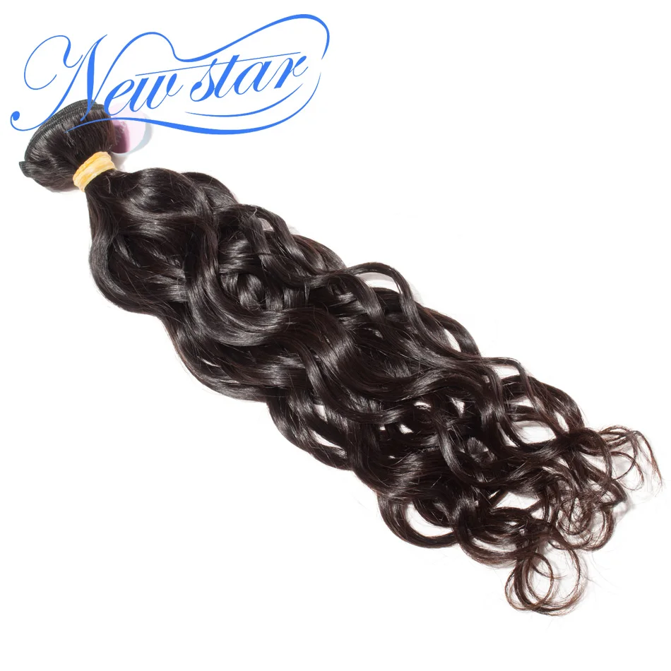 Бразильские натуральные волнистые волосы 1/3/4 пучков натуральный цвет 100%