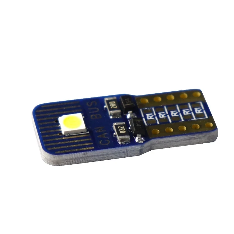 100 шт. 6 3 В переменного тока T10 Неполярный 555 2 SMD 3030 LED 194 168 40MA Лампы для пинбольной