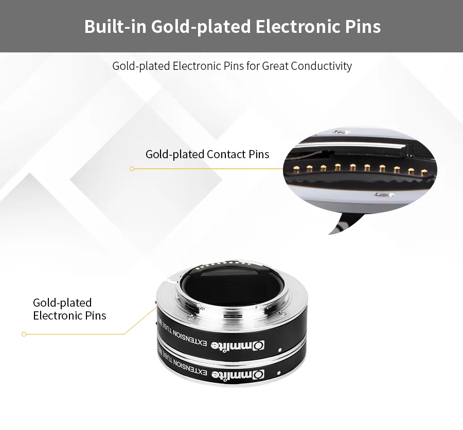 Кольцо-адаптер для объектива Commlite автоматическая макро удлинительная трубка