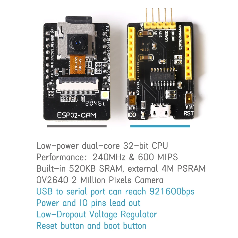 ESP32 Камера Наборы монитор снимок Распознавание лиц распознавания для Arduino DIY