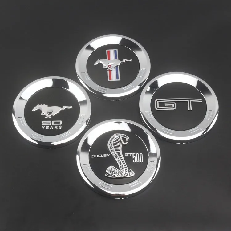 

1X 3D Car Rear Badge Trunk Mustang Shelby GT 500 Roush Emblem sticker Laguna Seca Exterior for Ford Tail Decal Auto Styling