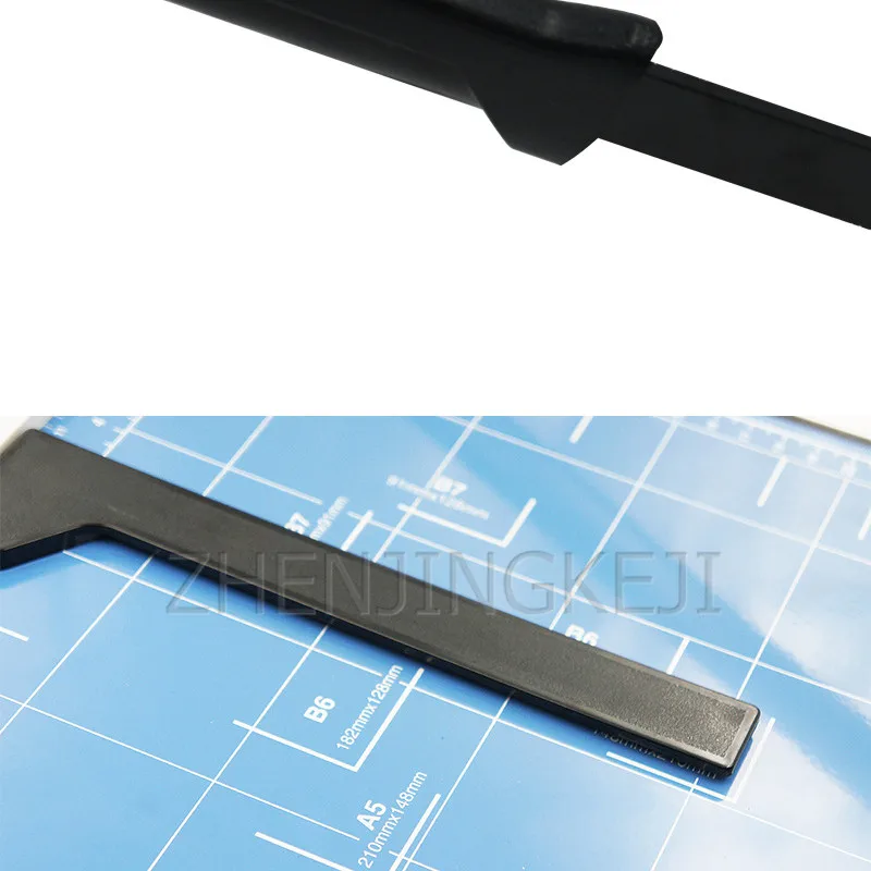 

A4 Steel Sanction Paper Knife Manual Straight Cut Books Card Paper Cutter 12 * 10 Cutting Tools Office Tool Equipment Machine