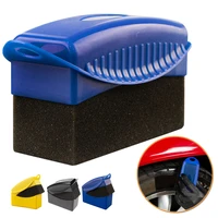 1pcs car wheel polishing and waxing sponge brush abs plastics washing cleaning brush sponge brush