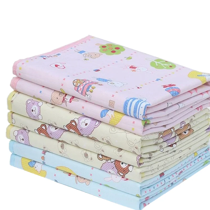 Хлопковый коврик для младенцев многоразовый дорожный моющийся подгузник