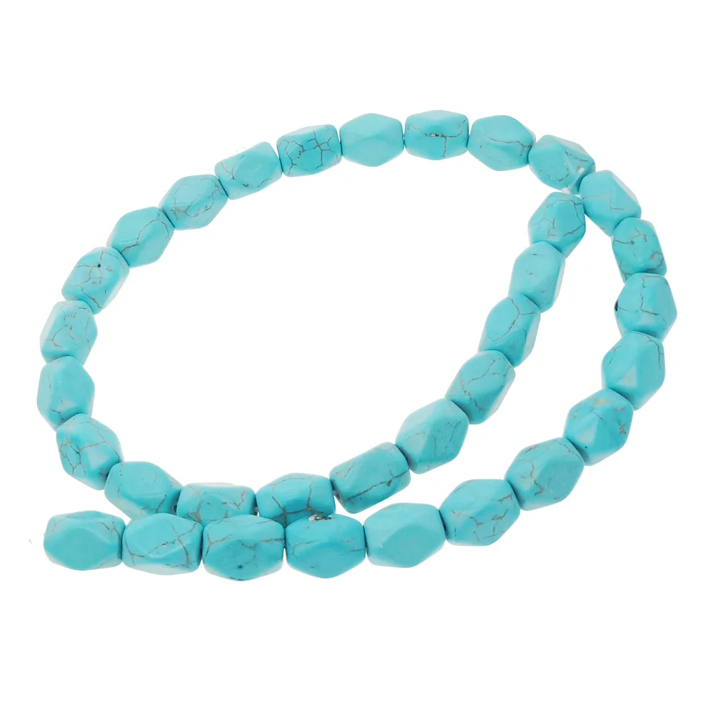 Восьмиугольный бисер из натурального камня 8 18 мм полудрагоценные камни