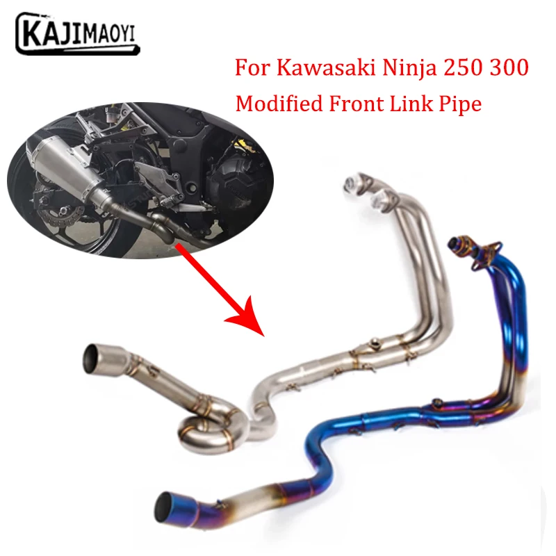 

Передняя выхлопная труба мотоцикла для Кавасаки ниндзя 250 Ninja 300 Z250 Z300