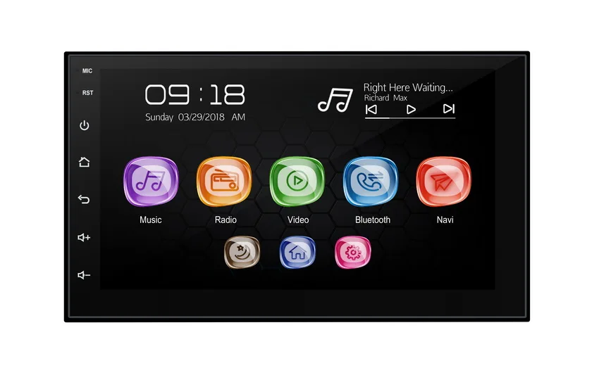 Allways 7&quot IPS Screen Android 9.0 Octa-core Ram 2GB Rom 32GB Car Multimedia for Universal with Touch | Автомобили и мотоциклы